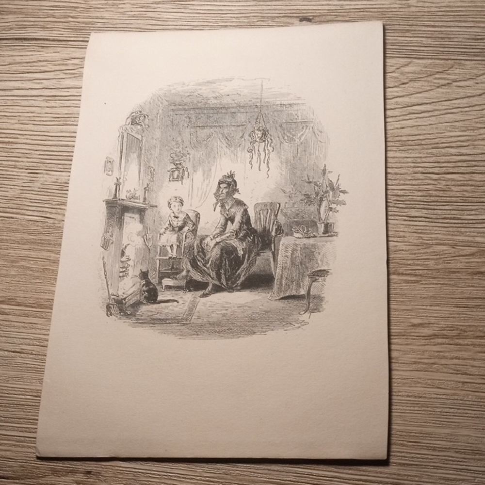 "Our Housekeeping" by illustrator Hablot Knight Browne